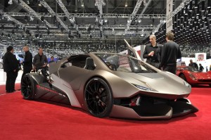 Sbarro Evoluzione Concept: una mezcla entre un Lamborghini y el Batimóvil.