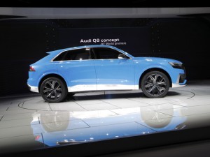 Salón del Automóvil de Detroit 2017: Audi Q8 Concept, musculosos, poderoso y ecológico