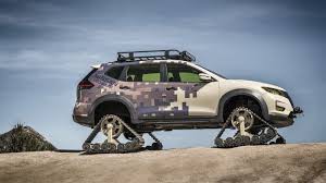 Salón del Automóvil de Nueva York 2017: Nissan Rogue Trail Warrior Project, una X-Trail con orugas.